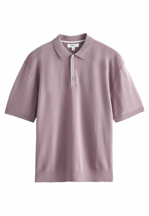 TEXTURED REGULAR FIT - Polo krekls - purple