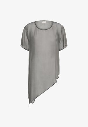 My Essential Wardrobe, MWSMILLA ASYMMETRIC - Bluse - dark shadow