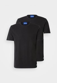 NAOLO 2 PACK - Basic T-shirt - black
