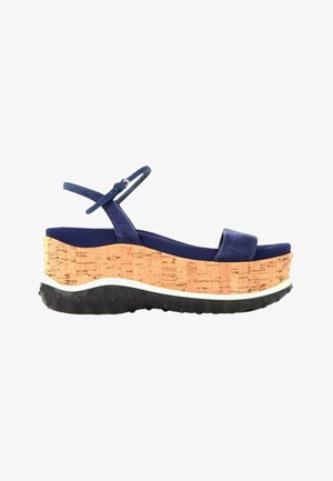 Miu Miu, SANDAL NAVY - Sandales à plateforme - dark blue