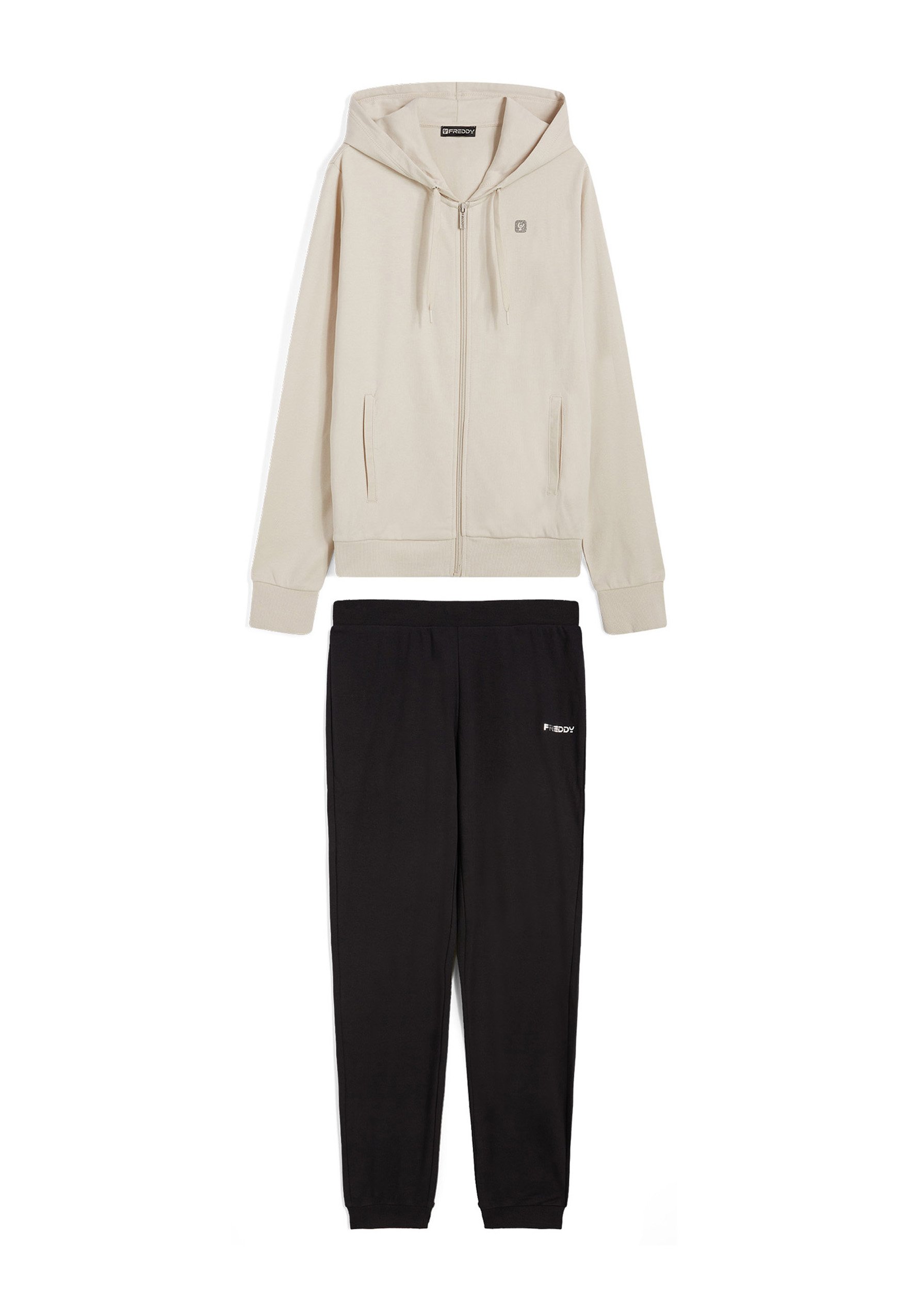 Freddy TUTE SET Tuta moonbeam black/nero metallico