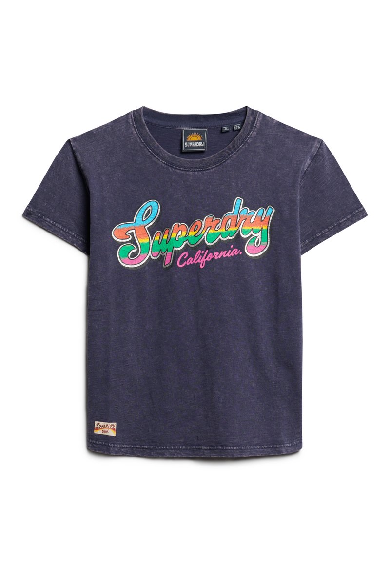 Superdry & Co T-shirt print blauw