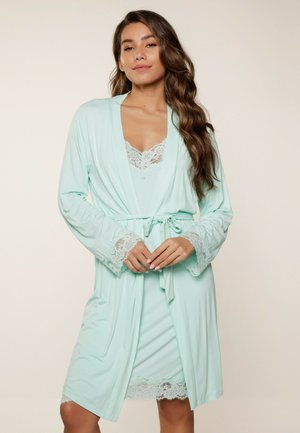 KIMONO - Badekåber - jade blau