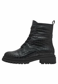 MIT TOUCH-IT REMOVABLE - Gležnjarji s platformo - black croco