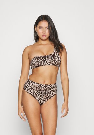 ONLY ONLSUSAN RING ONE BIKINI 2-PACK - Haut de bikini - black/beige