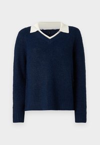 Não selecionado, navy blazer