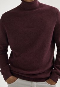 Massimo Dutti Strickpullover - bordeaux