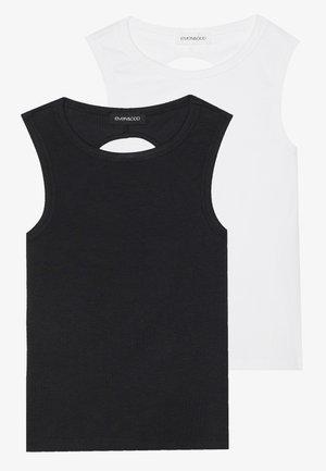 2 PACK - Débardeur - black/white
