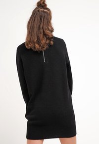 WOOD WOOD Stickad klänning - black