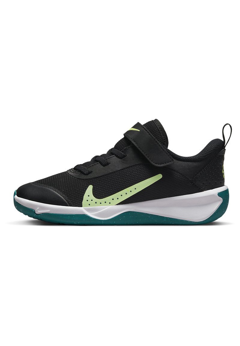 Nike Performance OMNI MULTI COURT UNISEX - Sapatilhas - black/barely volt brt spruce-white