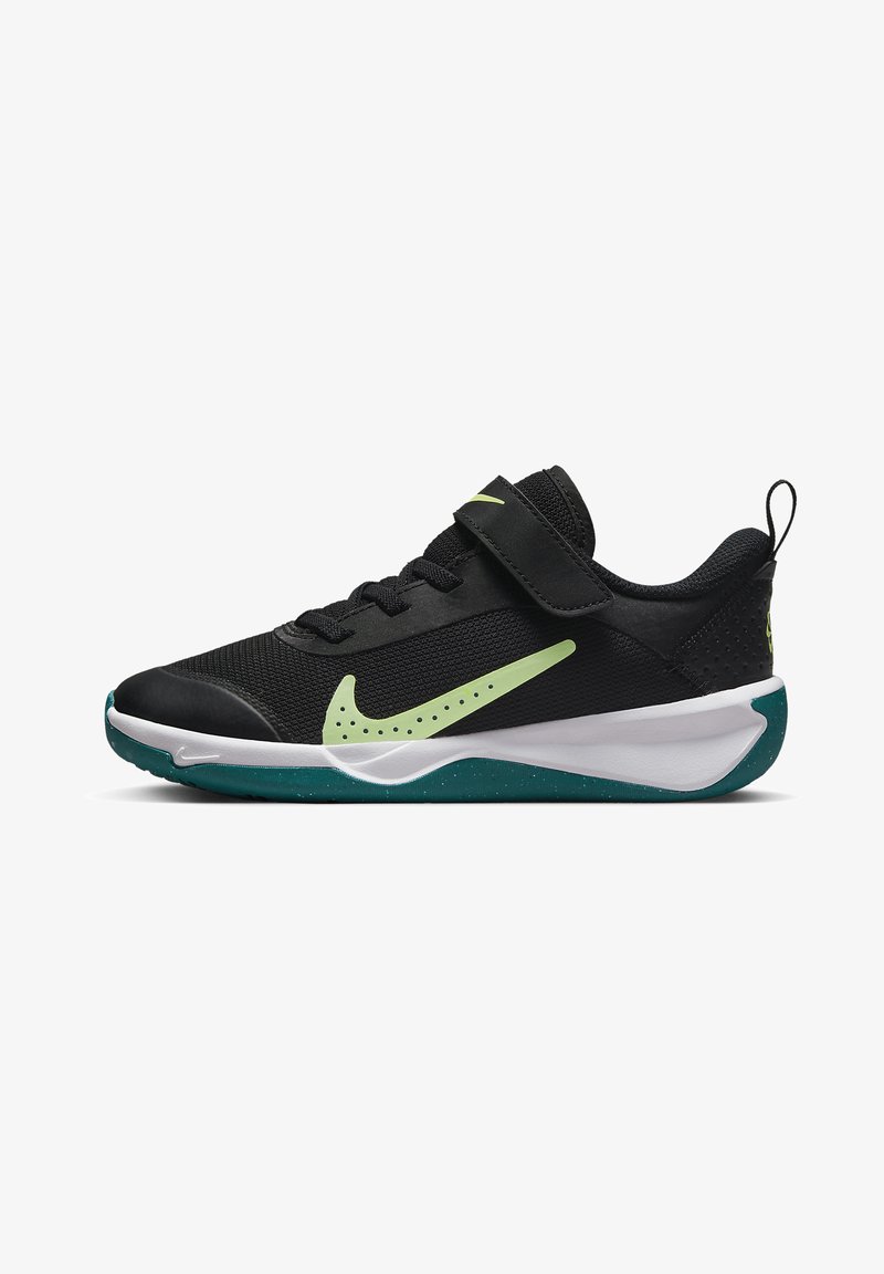 Nike Performance OMNI MULTI COURT UNISEX - Sapatilhas - black/barely volt brt spruce-white
