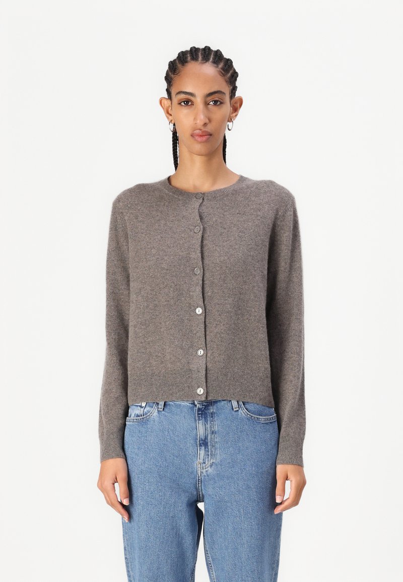 Samsøe Samsøe BOSTON CARDIGAN - Kardiganas - grey blue mel.