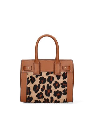 Sac à main - leather and leopard
