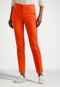 Lauren Ralph Lauren DOUBLE FACED STRETCH COTTON TROUSER - Housut - orange