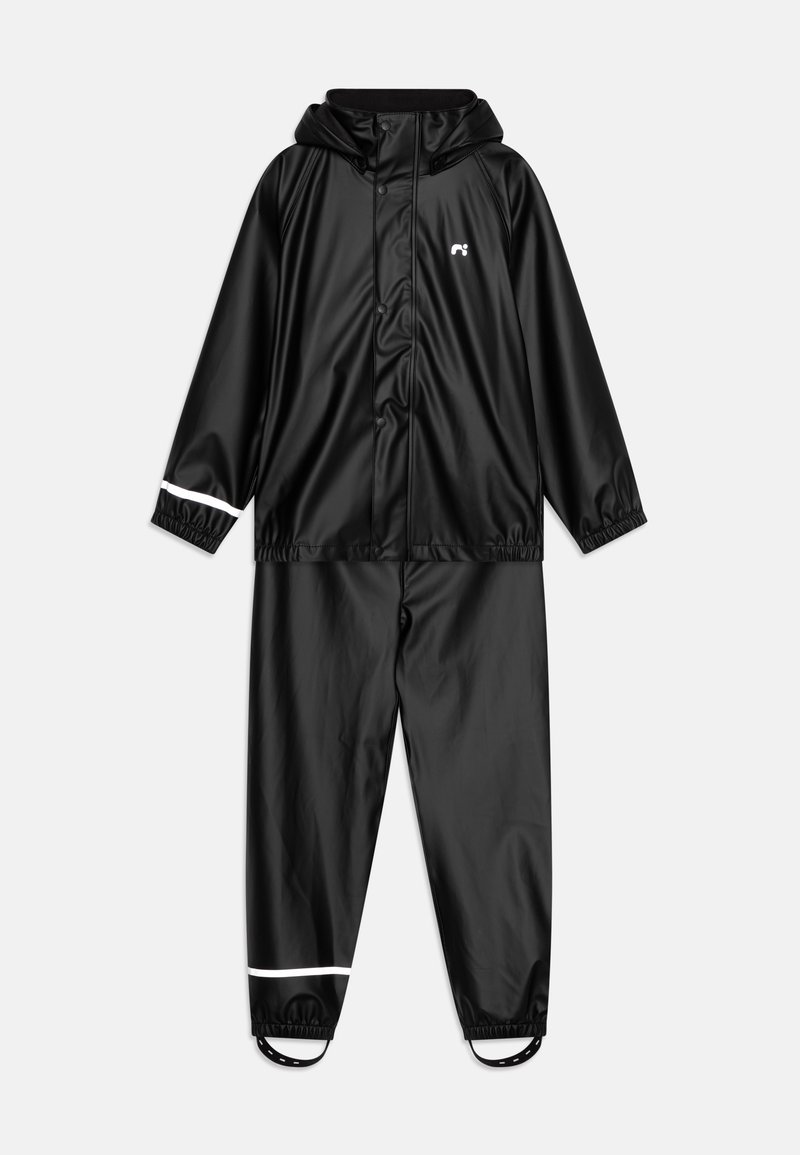 Name it - UNISEX SET  - Regenbroek - black, Vergroten