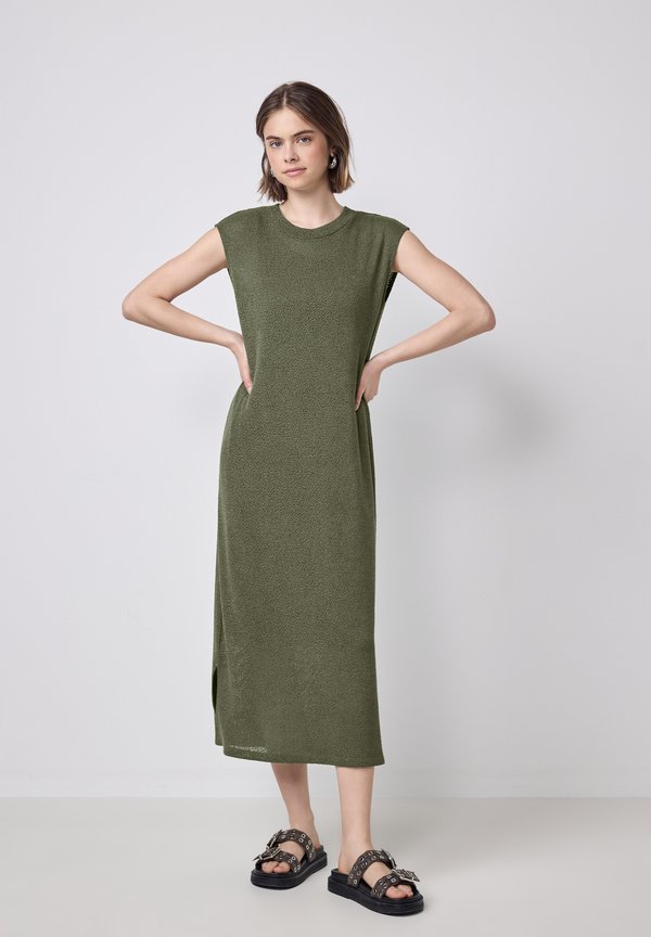 Strickkleid - grün