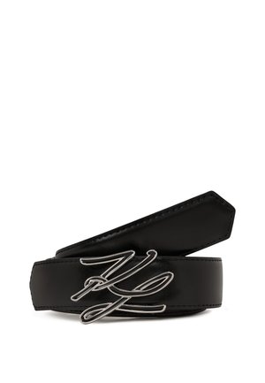 AUTOGRAPH ENAMEL BELT - Ceinture - black