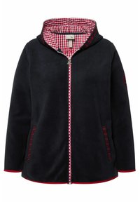 Ulla Popken Sudadera con cremallera - navy blue