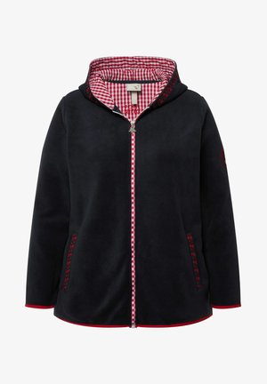 Ulla Popken Sudadera con cremallera - navy blue