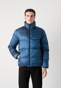 Calvin Klein Jeans TWO TONE PUFFER JACKET - Ziemas jaka - china blue black