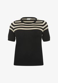 Non sélectionné, black feather gray half stripe