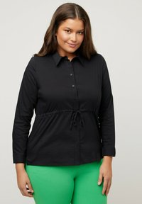 Ulla Popken - Camisa - black Imagen en miniatura 1