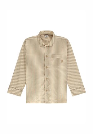 STRIPED - Nachtwäsche Shirt - sand beige white