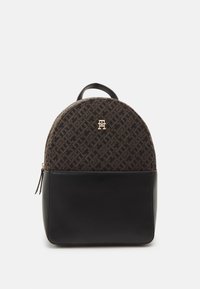 Tommy Hilfiger JACQUARD BACKPACK - Ruksak - black