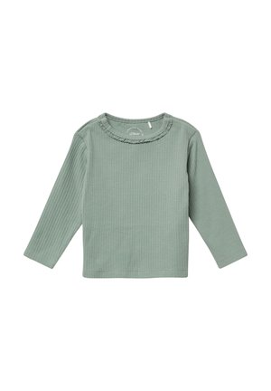 Langarmshirt - salbeigrün