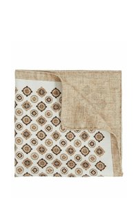 Reiss GIOTTE MEDALLION-PRINT  - Ozdobná vreckovka - oatmeal
