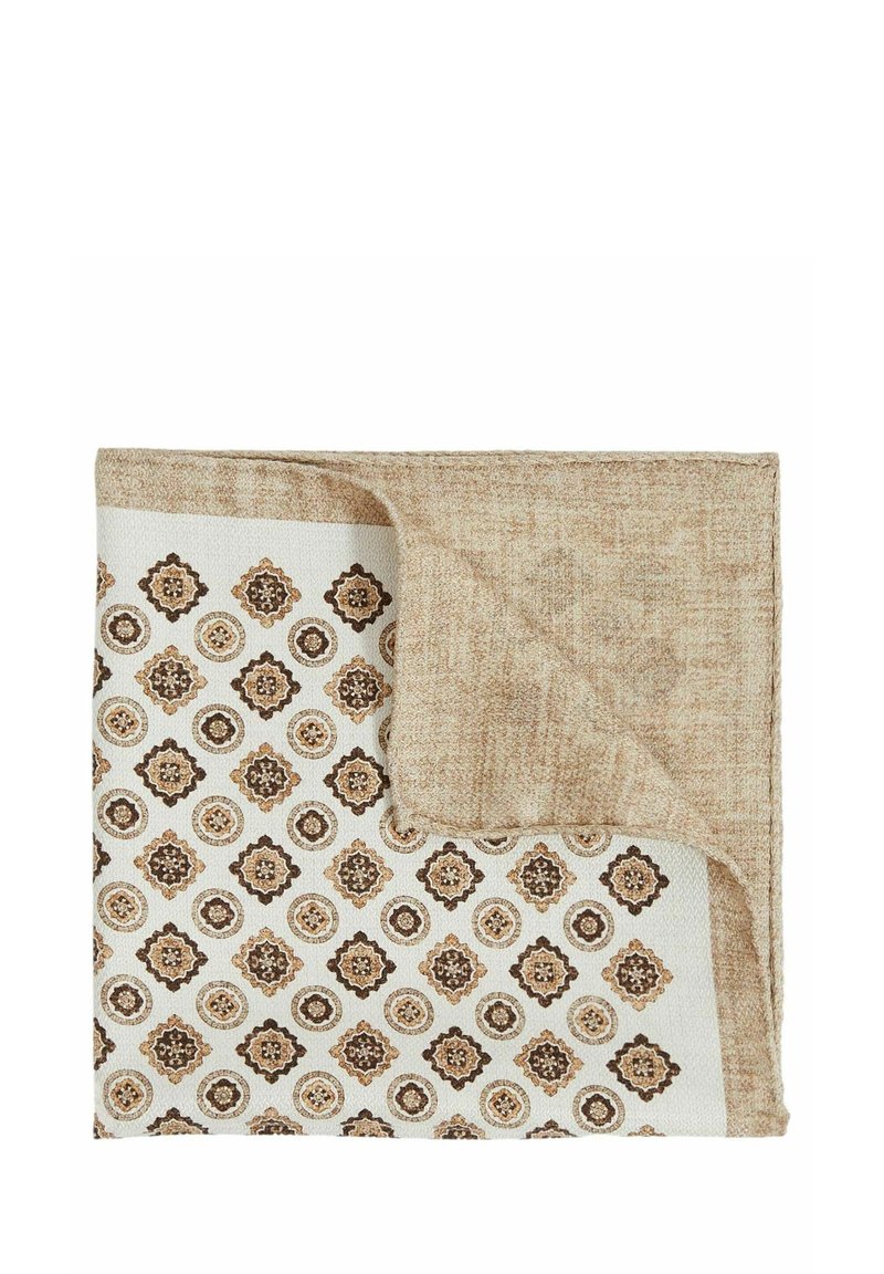 Reiss GIOTTE MEDALLION-PRINT  - Ozdobná vreckovka - oatmeal