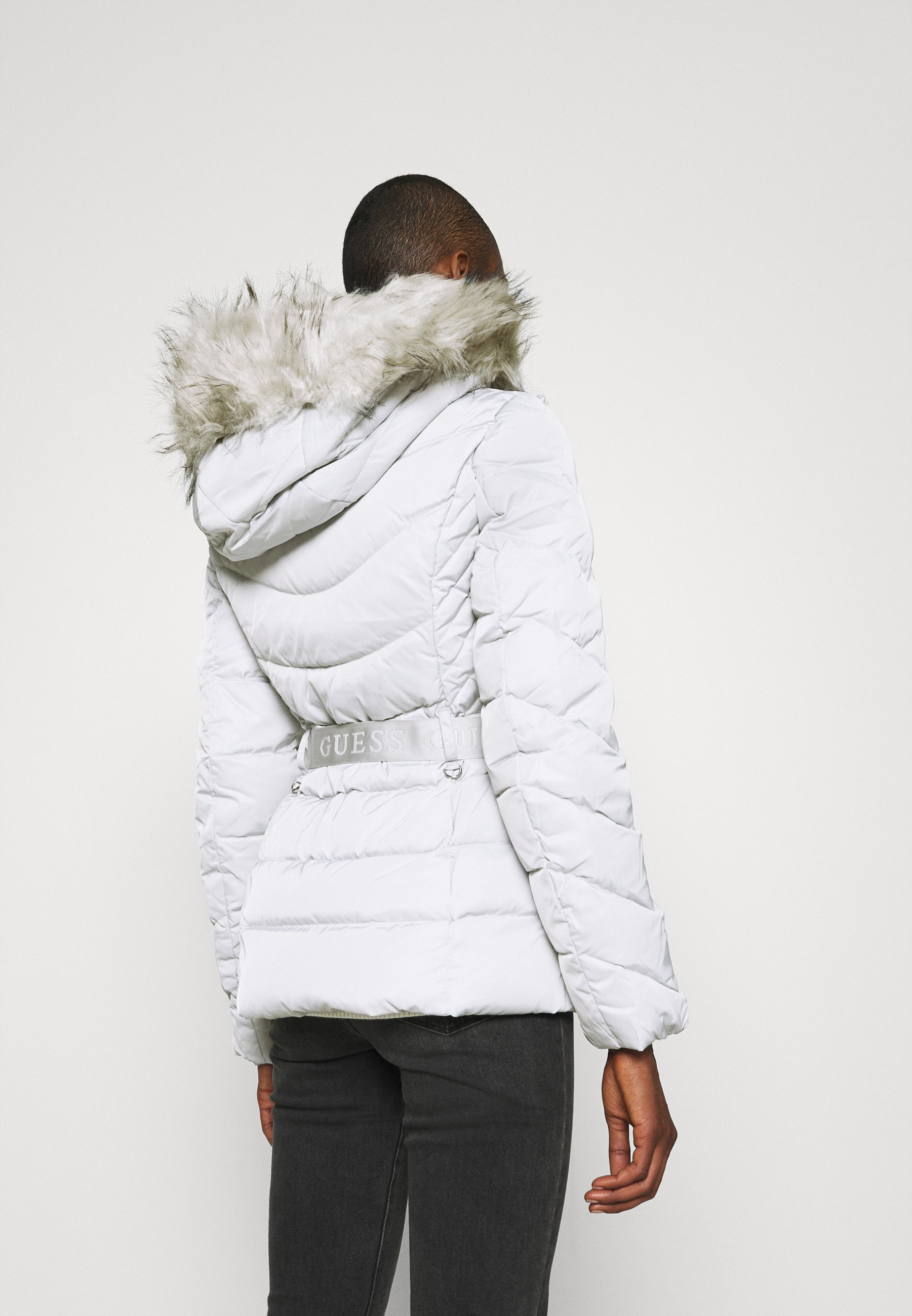 Guess SARA SHORT JACKET Dunjacka marble grey Zalando.se Guess SARA SHORT JACKET Dunjacka jet black Zalando.se