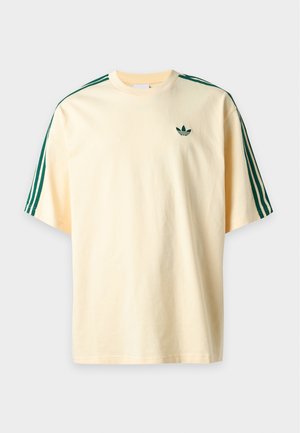 adidas Originals, TEE UNISEX - T-paita - warm vanilla/collegiate green