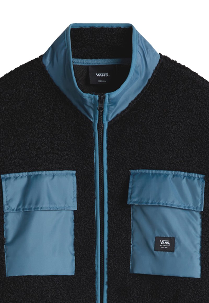 Vans DEBRUSK LOOSE Forro polar black bluestone/negro