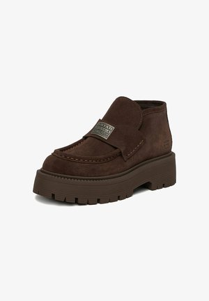 G-STAR, G STAR RAW ANKLE BOOTS WOMEN'S BROWN 5907964585121 - Enkelkaarsjes - brown