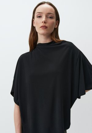SHORT SLEEVE NECK - T-shirt imprimé - black