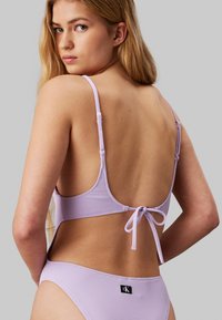 Calvin Klein Swimwear TIE BACK ONE PIECE - Plavky - pastel lilac