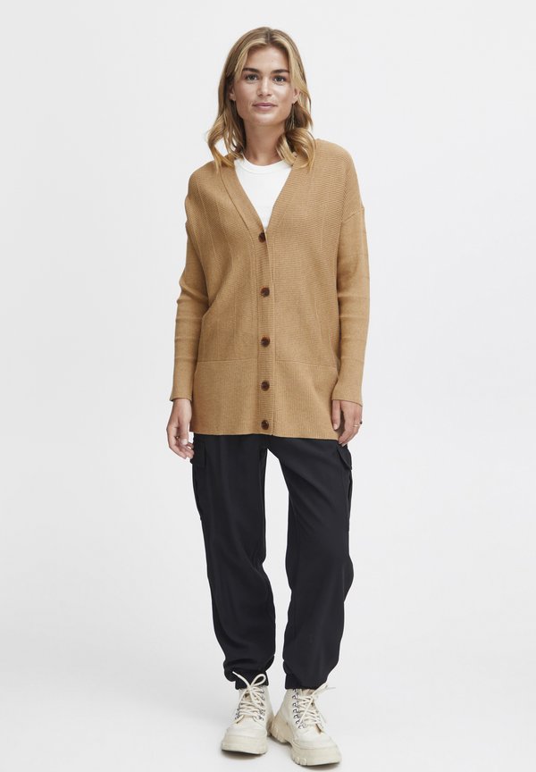 FRVISCA - Cardigan - Tiger's Eye Melange3