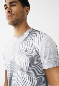 Next ACTIVE TIE DYE - T-shirts print - grey wave