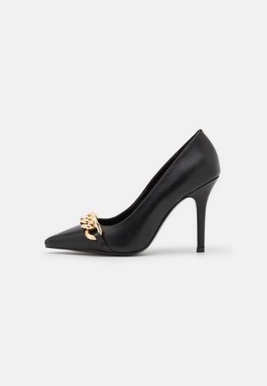 TACCO ALTO DETTAGLIO CATENA - Classic heels - nero