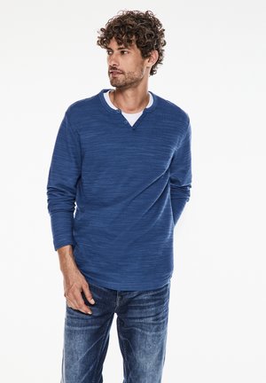 Street One MEN Longsleeve - blau