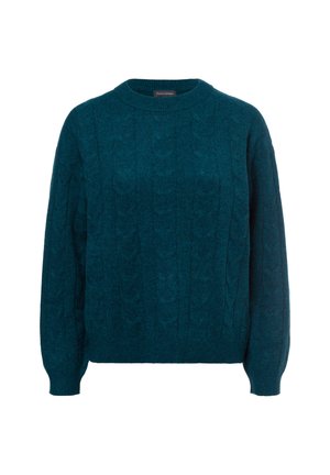Strickpullover - petrol