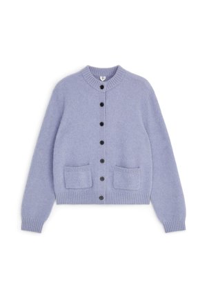 ARKET, ALPACA-WOOL BLEND CARDIGAN - Gilet - lilac