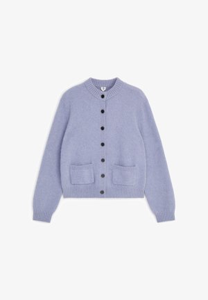 ARKET, ALPACA-WOOL BLEND CARDIGAN - Gilet - lilac
