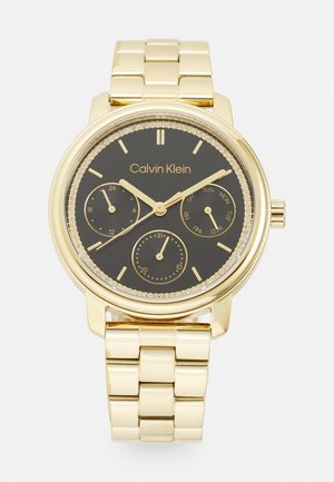 Calvin Klein MULTI FUNCTION SUNRAY DIAL BRACELET - Reloj - gold-coloured/black