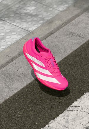 adidas Performance ADIZERO ADIOS 9 - Road running shoes - shock pink/metallic/silver violet