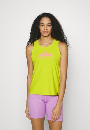 TRAIL TANK - Débardeur - bright cactus/(coral chalk)