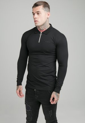 OPULENT ZIP - Polo shirt - black