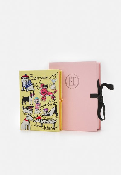Olympia Le-Tan BOOK LES CHIENS - Clutch - yellow pierre