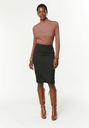 TAILORED - Puzdrová sukňa - black